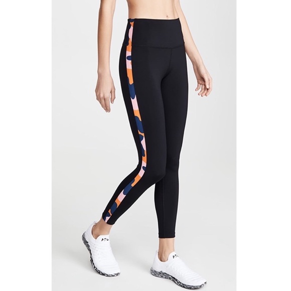 SPLITS59 Claire High Rise Black Pink Camo Legging - Picture 2 of 9